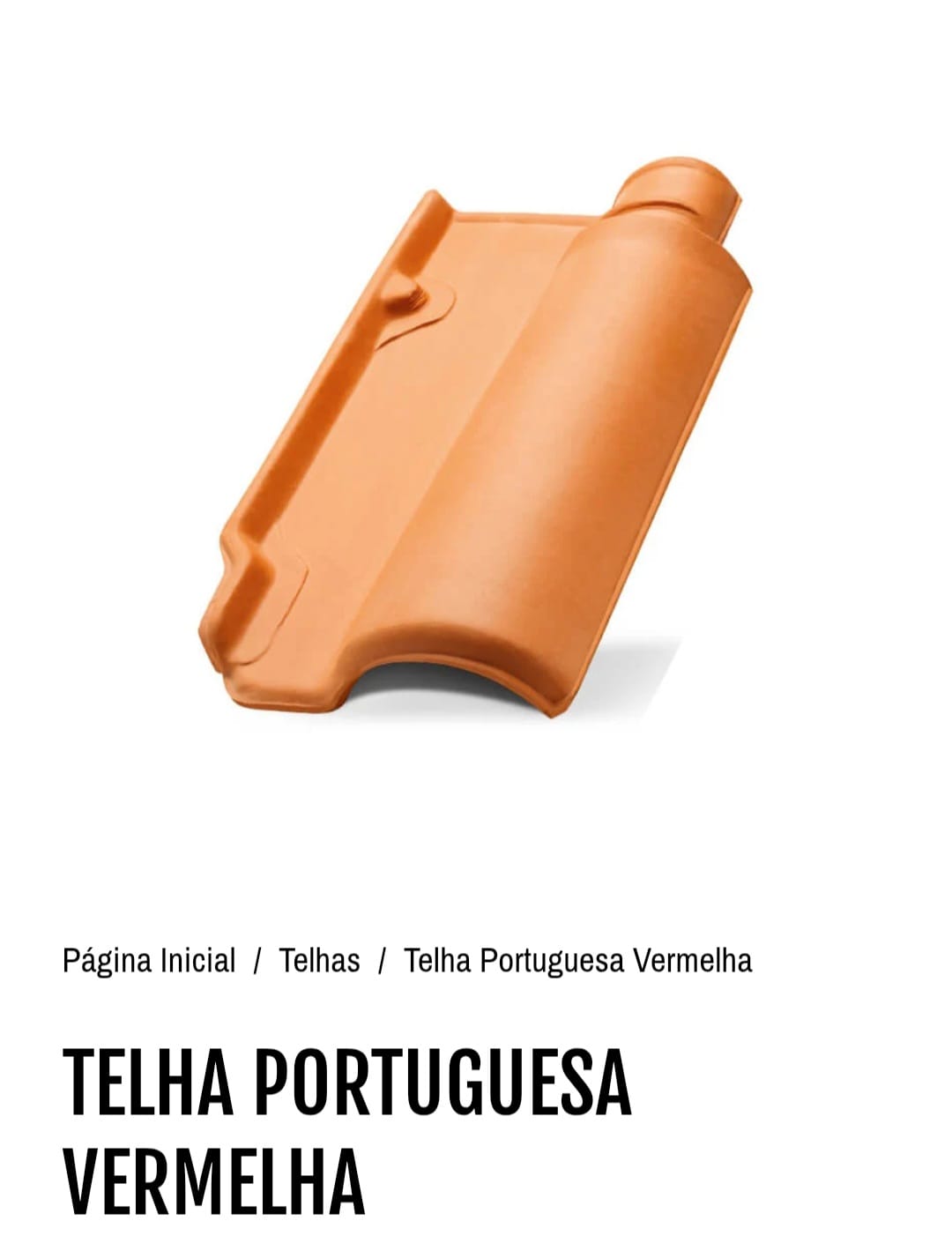 TELHA PORTUGUESA RESINADA 